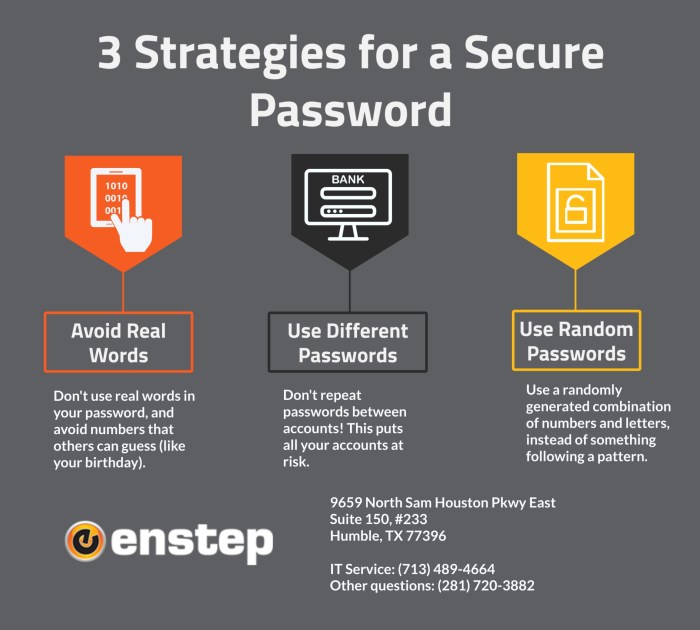 Strong passwords password tips create remember